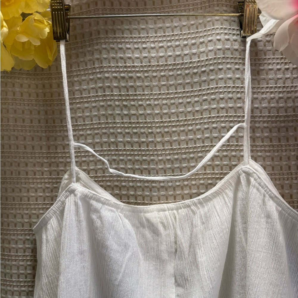 H&M White Ribbed Cami Top - Picture 6 of 10